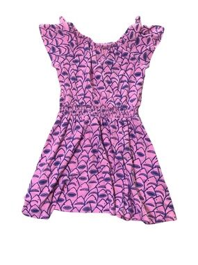 Cat & Jack Pink and Dark Blue Girls Dress with Sharks